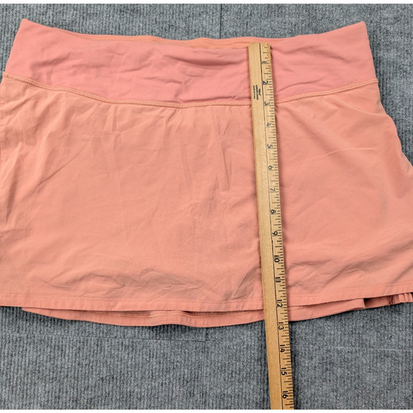 Lululemon Play Off The Pleats Skirt Womens 8 Pink Running Tennis Skort Preppy - Picture 3 of 8